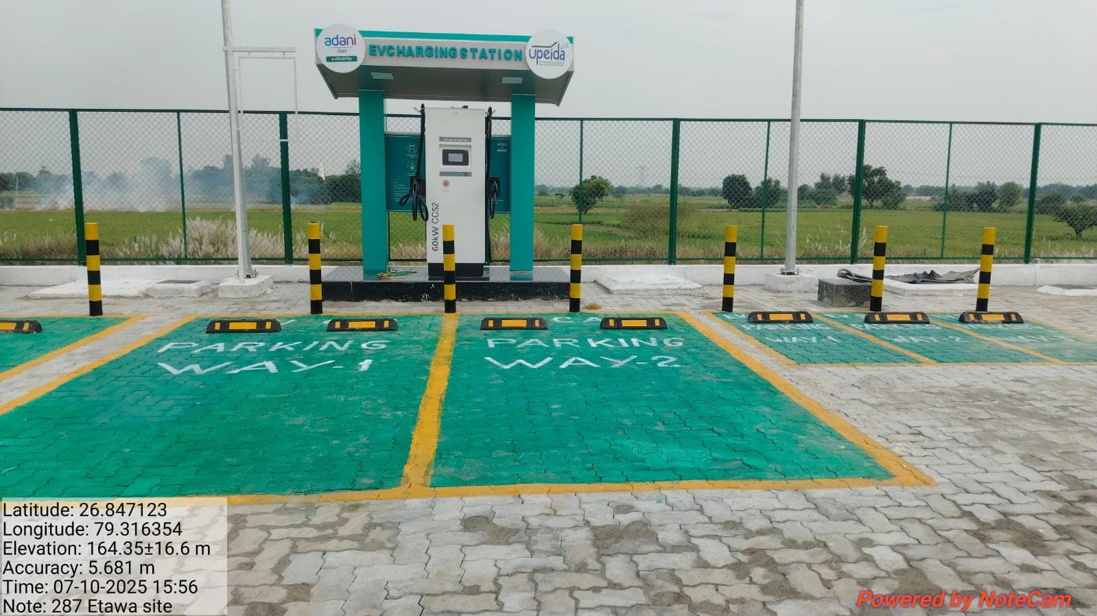 Adani/Upeida EV charging station