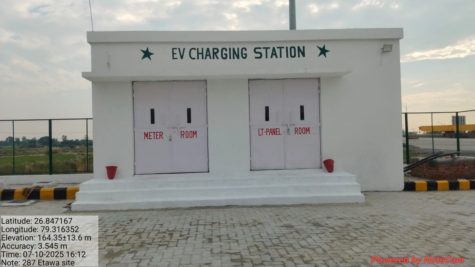 EV Charging Station Service Building