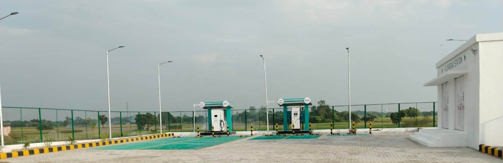 EV Charging Facility Panorama